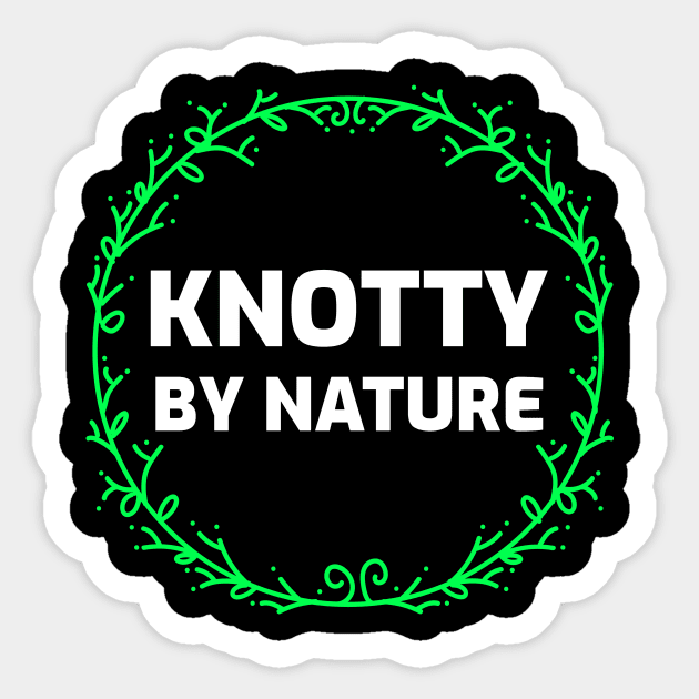 Knotty by Nature Sticker by Pro Melanin Brand